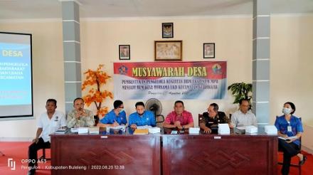 Musdes Penyepakatan Eks PNPM menjadi Badan Usaha Milik Desa Bersama
